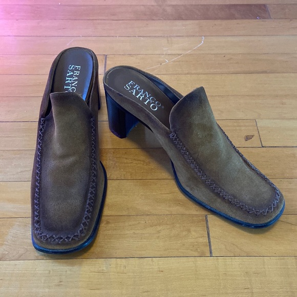 Franco Sarto Shoes - Franco Sarto brown suede heel